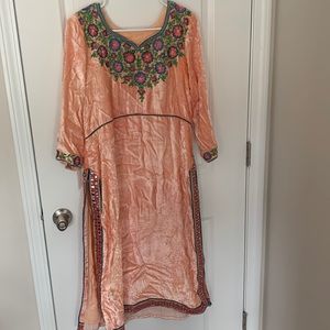 Velvet shalwar kappez with duptta